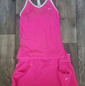 Nike Tennis skirt set, skirt Medium (8-10), tank Large (12-14)